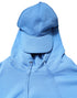 Dolce & Gabbana Blue Cotton Hooded Men Sportswear One Size Vest
